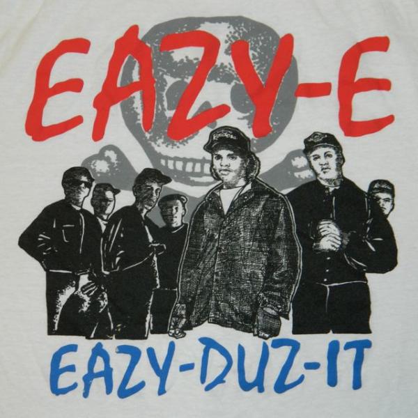 Vintage Eazy E 1988 Eazy DUZ IT T Shirt 80s NWA Gangsta RAP ICE Cube ...