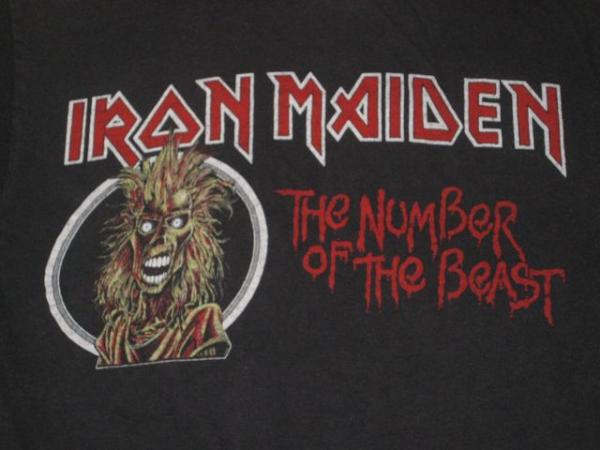  vintage guaranteed free u s shipping original iron maiden the number 