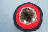 Mole rug sewed double felt pelt/hide/skin/trapper fur ~  
