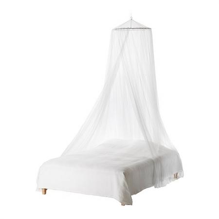 Details about Ikea BRYNE Bed Canopy Net Pretty White for Sofa /Bed...
