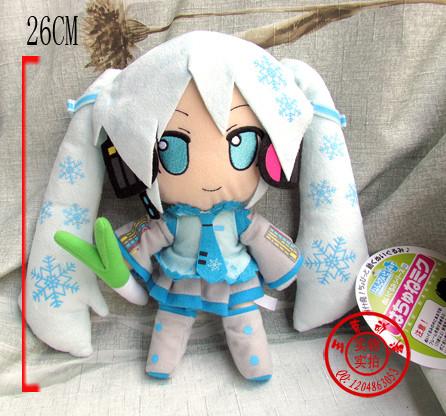 New Vocaloid Hatsune Miku Cute Snow Plush doll 11 26cm  