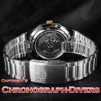 Seiko Mens Chronograph Black Dial Sports Watch SNDC13P1 SNDC13  