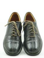 SANDRO MOSCOLONI Vineyard Black Lace up Bicycle Toe Shoes 10 D  