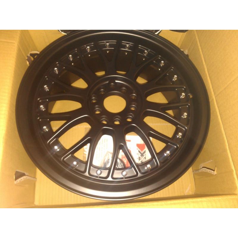XXR 521 17x7 38 Flat Black Wheels Rims