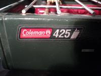 Vintage 1970 80s Green COLEMAN 425 Compact Camp Stove  