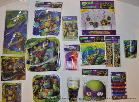 Beyblade Birthday Party on New Teenage Mutant Ninja Turtles Birthday Party Supplies Decorations