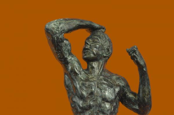 Arrival appointment POPULAR BRONZE SCULPTURE NUDE MALE 