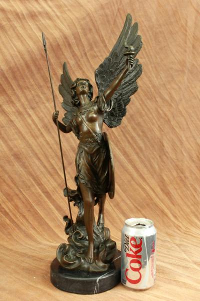20 Tall Archangels Nike Angel of Victory Mythical Bronze Sculpture 