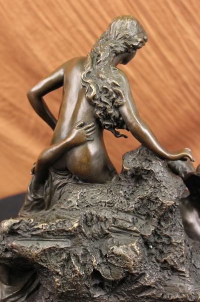 Ancient Roman Bronze Statue of Zeus Jupiter Poseidon Mythology 