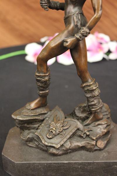 Sexy Nude Amazon Warrior Bronze Sculpture