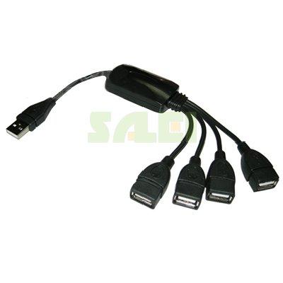 Splitter on High Speed 4 Port Usb 2 0 Hub Splitter Cable Adapter   Ebay