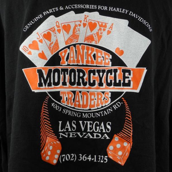 Harley Davidson Yankee Motorcycles Traders Las Vegas NV T shirt 4XL 
