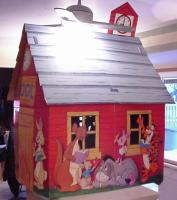 1980s Disney Winnie The Pooh School House Play House  