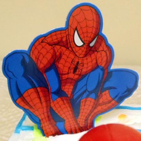 Spiderman Birthday Cake on Comic Super Hero 19 Piece Spiderman Birthday Cake Topper Set   Ebay