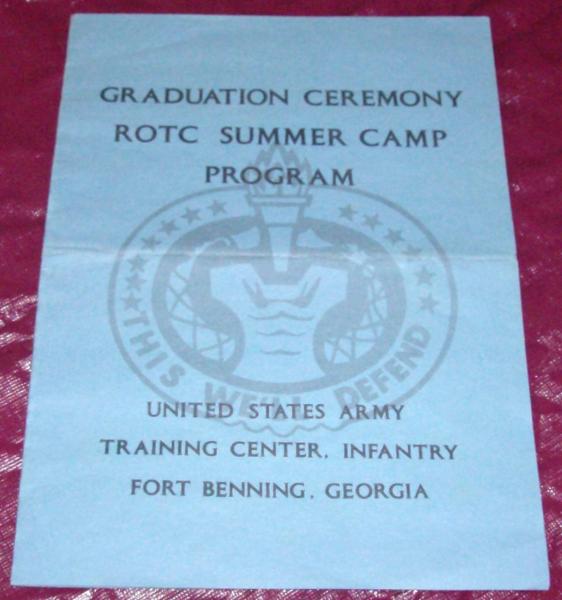 Graduation Ceremony ROTC Program Fort Benning GA 1968