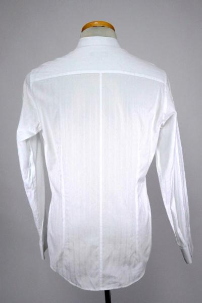 Authentic $560 Dolce & Gabbana Martini White Striped Shirt US 16.5 