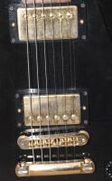 Vintage Gibson Les Paul Studio Guitar Black Gold hardware case very 
