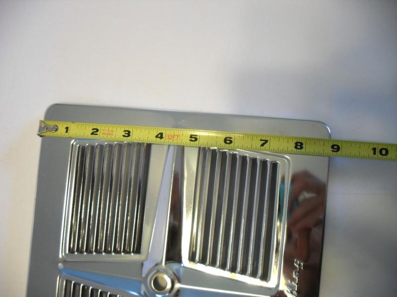 Vintage Berns Air King Chrome Louvered Exhaust Fan Cover Kitchen Trailer