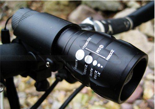   Q5 240 lumen LED Cycling BICYCLE HEAD LIGHT With Mount Clip  