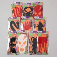Halloween Decoration Gel Window Clings Decoration Lot Of 10 Packs NEW 
