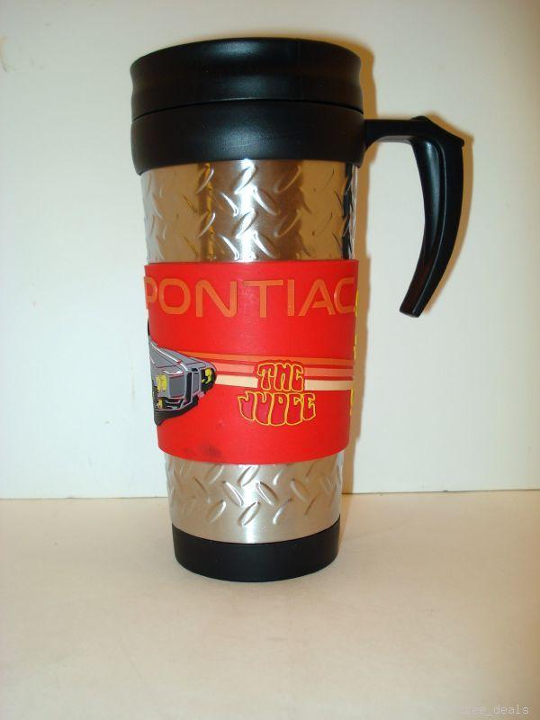 67 Pontiac GTO Judge Insulated Travel Coffee Mug Cup  