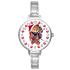 Xmas Teddy Bear Unisex Round Italian Charm Stretch Bracelet Wrist Watch ...