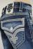 Rock Revival Jeans Mens 2015 Triple Color Embroidery BEN B400 Boot Cut ...