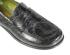 New Donald J Pliner Uncle II Black Croco Leather Loafers Shoes Italy