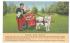 Buckeye Beer Midget Buck And Billy Goat Cart Great 1940 Linen Ad 