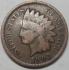 1903 INDIAN HEAD CENT PENNY COIN D1215 GOOD NICE SHAPE FREE SHIPPING