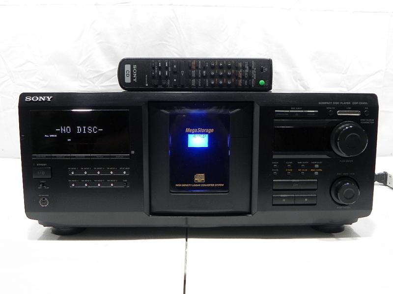 Sony Megastorage CDP CX455 400 CD Disc Player Changer with Remote