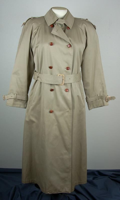 MISTY HARBOR Womens Beige COTTON/POLY Long Trench Coat size 10 R | eBay