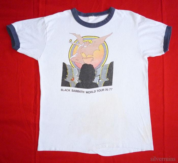 BLACK SABBATH Vintage T Shirt 70's Tour Concert 1976 Technical Ecstasy ...
