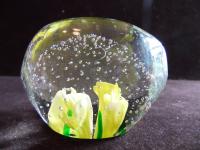 1 tiny Floral paperweight cute for Samantha
