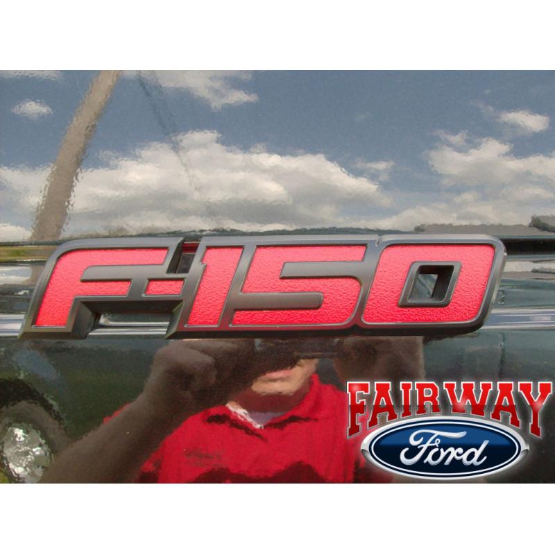 2012 12 F 150 F150 Genuine Ford Red Appearance FX4 FX2 Tailgate Emblem