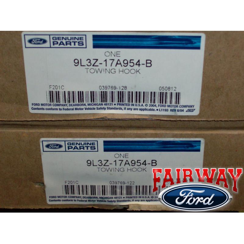 2011 2012 2013 F 150 F150 OEM Genuine Ford Parts Chrome Tow Hooks PAIR