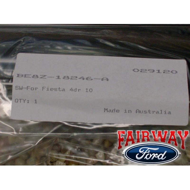 2011 2012 Fiesta 4 Door Sedan Ford Smoke Side Window Deflector Kit 4 Piece