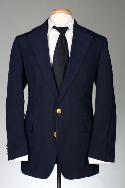 Vintage Polo Ralph Lauren Navy 100% Wool Gold Buttons 45 L Blazer ...