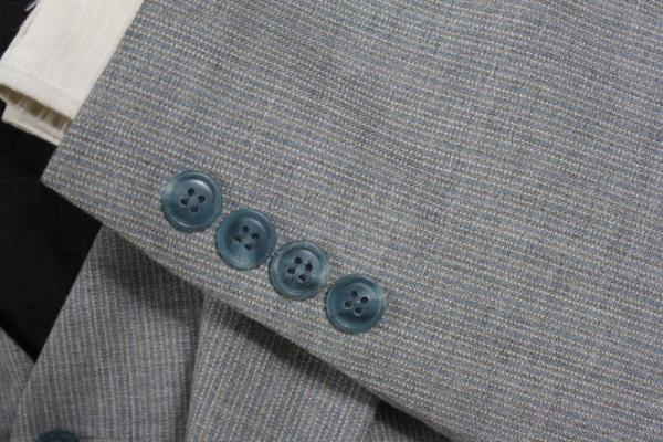 Vintage Mod Gray Indie 3 Piece Vest/Jacket Suit 44 R  