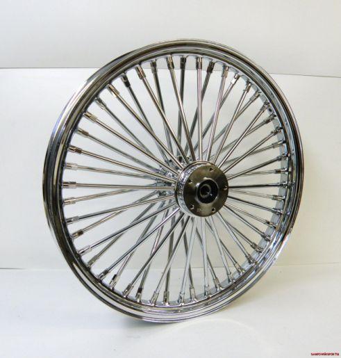 21 x 3 50 Chrome 48 Spoke Front Wheel for Harley Softail 84 99