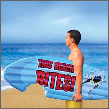  again this extra large 6 foot tall inflatable surf board shaped pool