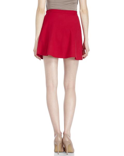 French Connection Berry Punch Whisper Ruth Flare Skirt S 6 886928093498 ...