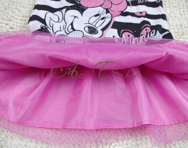 Girls Baby Size 2 3 3X Minnie Mouse Costume Party Dress Pink Tutu Skirt Outfit