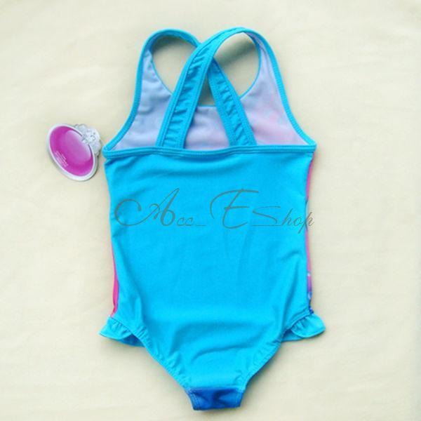 Girls Princess Ariel Mermaid Swimsuit Swimwear Bathing Suit Swim Costume Sz 2 7
