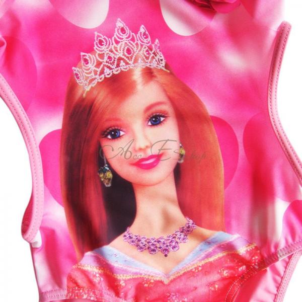 Girls Kid Princess Mermaid Barbie Monokini Swimsuit Swimwear Bathing Suit Sz 3 8