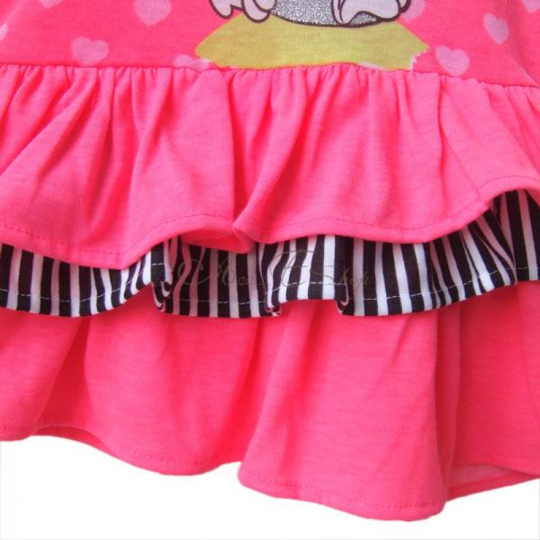 Girl Kid Fancy Minnie Mouse Sleeveless Ruffle Top Dress Costume Ages 1 5 Years