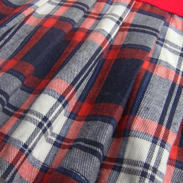 New Kids Toddlers Girls Lovely Plaid Long Sleeve Cotton Pleated Skirt Dress 3T 7