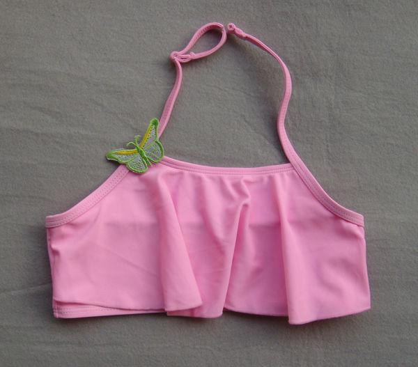 Girl Pink Swimsuit Bikini Swimwear Bathers Size 2 4 6 8  