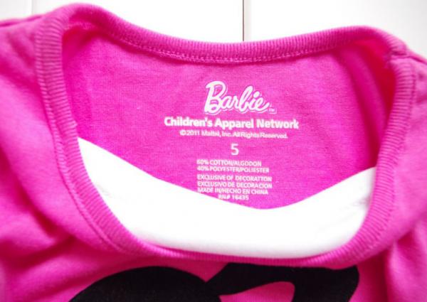 Girls Kids 4 7Y Barbie Princess Costume Top T Shirt Dress Up Tutu Skirt Outfit