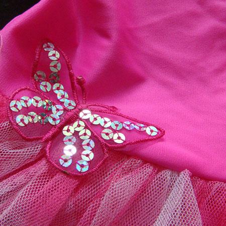 Girls Leotard Dance Ballet Dress Tutu Sz 3T 4T Hot Pink